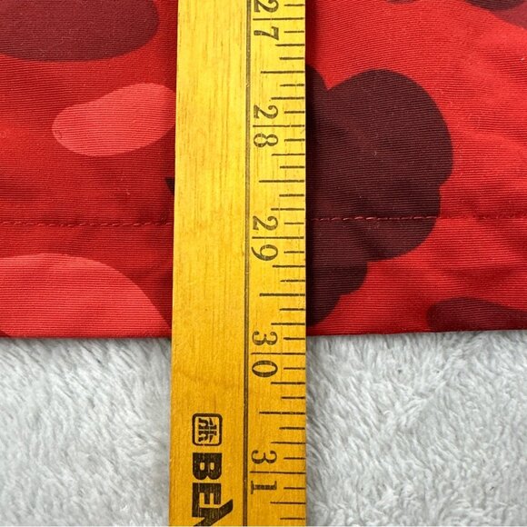 Bape A Bathing Ape NWT Men's Size XL Color Red Camo Shark Full Zip Softshell - Picture 7 of 16